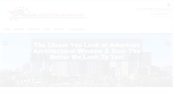 Desktop Screenshot of americanarchitectural.com